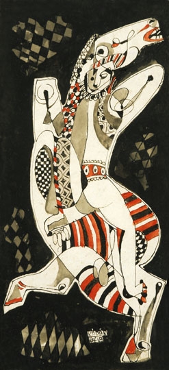 Kádár Béla (1877-1956) Lovas, 1940-es évek