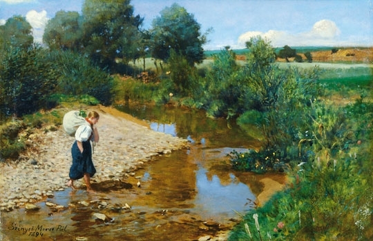 Szinyei Merse Pál (1845-1920) The stream, 1883/94