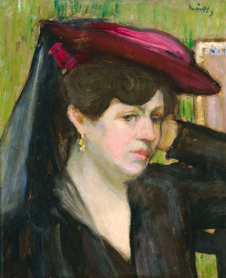 Márffy Ödön (1878-1959) Lady in black, 1907