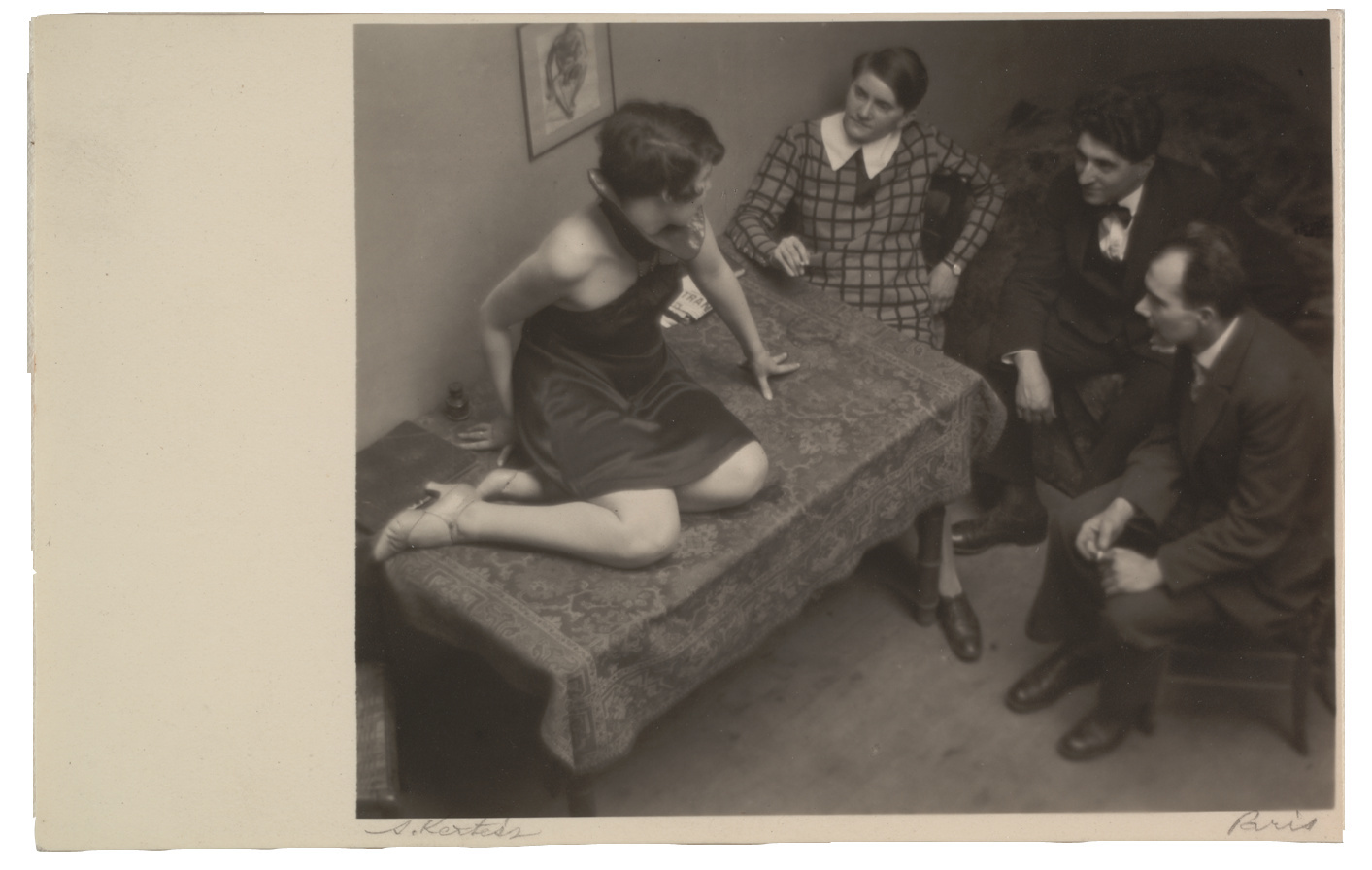 André Kertész: Beöthy házaspár, Magda és egy ismeretlen Párizsban