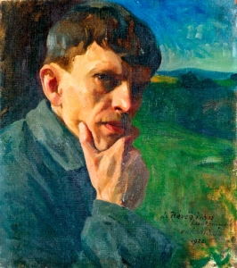 Benkhart Ágost Önarckép, 1922
