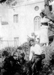 Berény Róbert első feleségével, Lénivel Capriban, 1913
