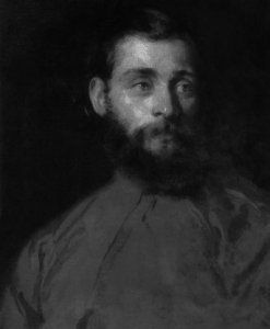 Broky Károly: Önarckép, 1850 körül