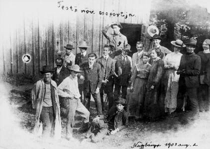 Festőnövendékek csoportja Nagybányán, 1903. augusztus 2.