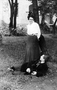 Dömötör Gizella és Jándi Dávid Nagybányán, 1914