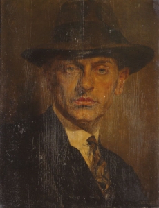Karlovszky Bertalan Önarckép, 1924