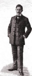 Lakatos Artúr maga tervezte magyar ruhában (1903)