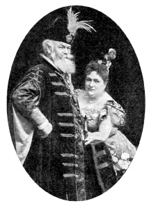 Munkácsy Mihály és felesége 1896-ban, Budapesten