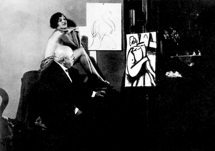 Scheiber Hugó műtermében, 1920-as évek