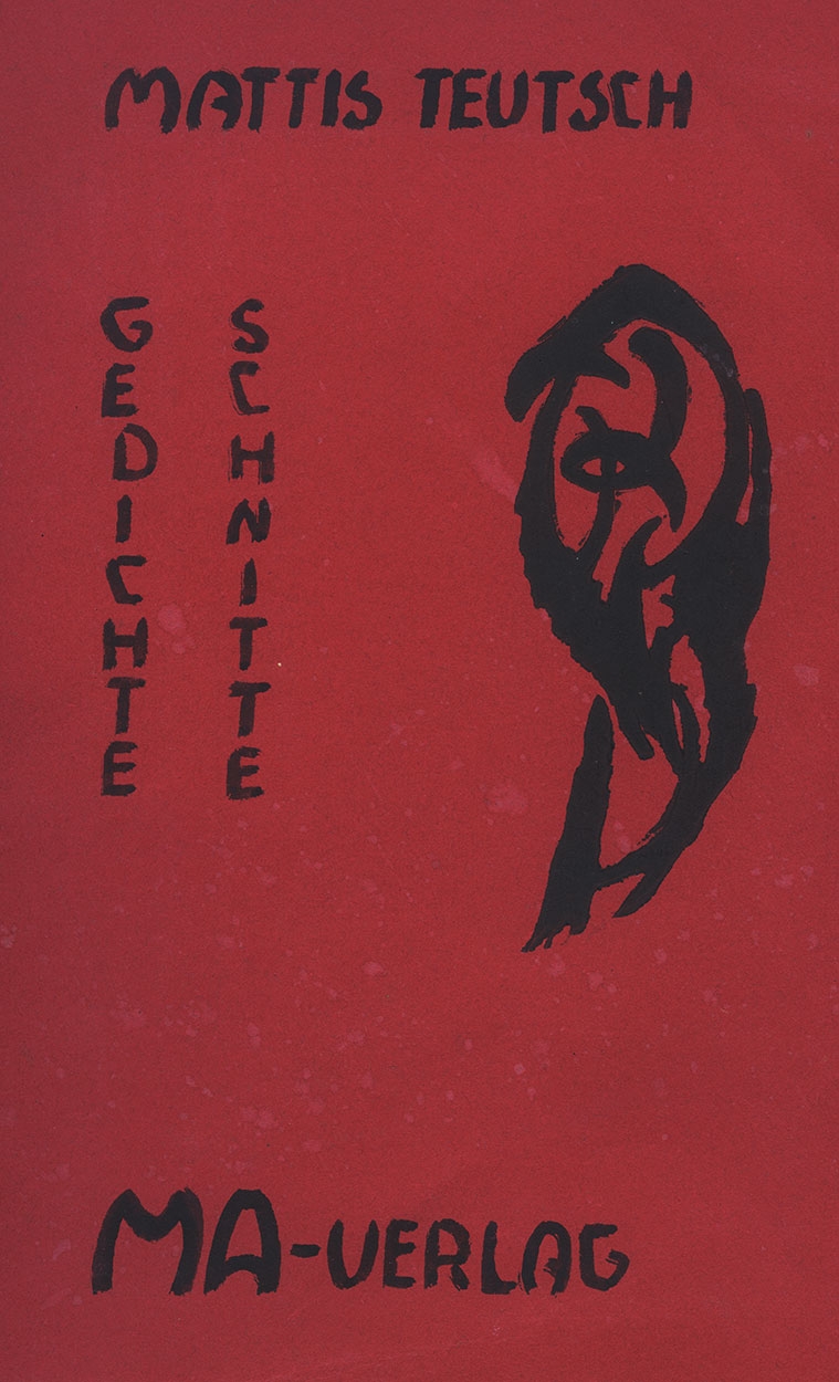 Mattis Teutsch János (1884-1960) Cover design for album designed for Gedichte Schnitte, 1920-1921