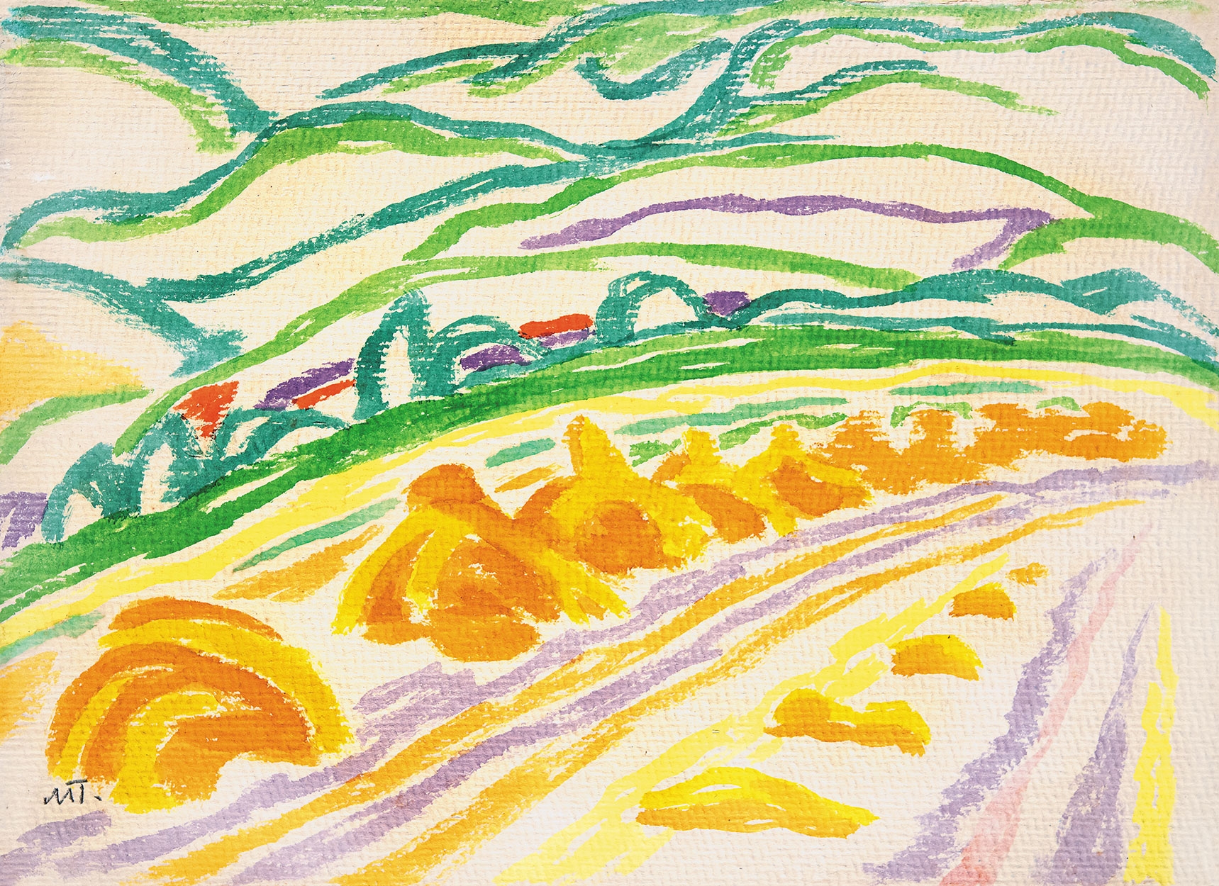 Mattis Teutsch János (1884-1960) Landscape, around 1916