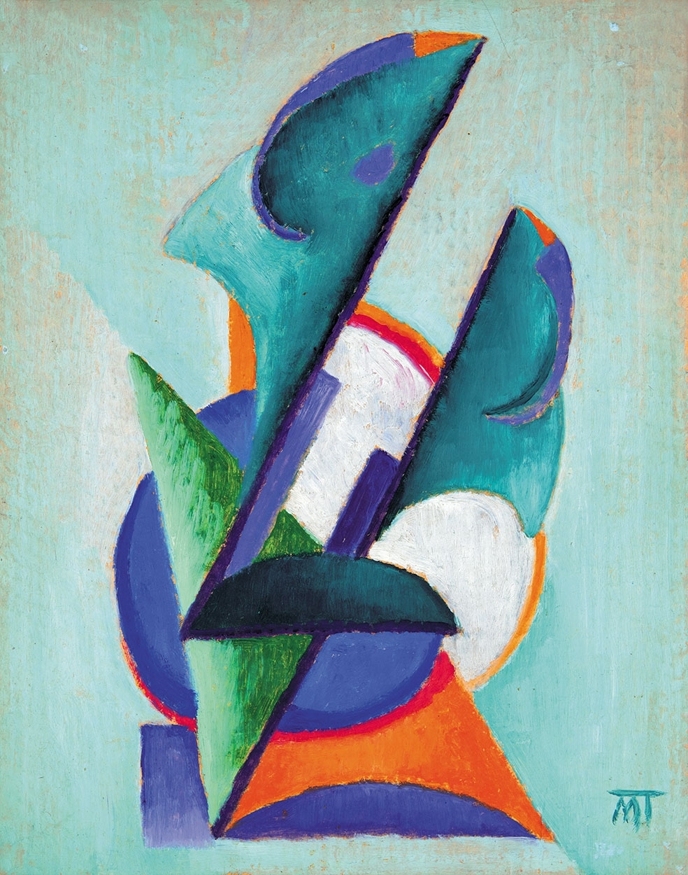 Mattis Teutsch János (1884-1960) Soul Flower (Composition), around 1923-1924