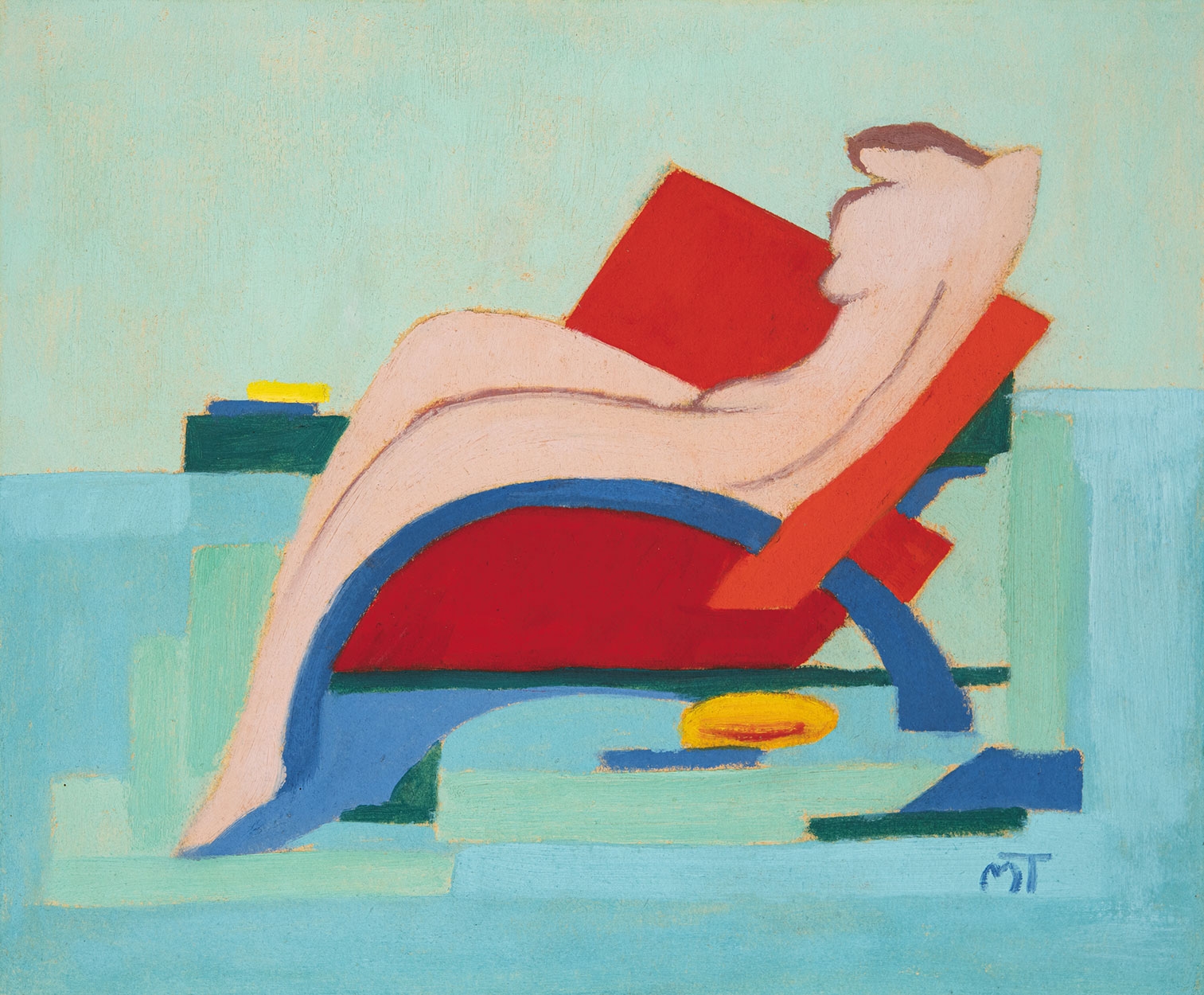 Mattis Teutsch János (1884-1960) Sitting Nude, around 1927-1928