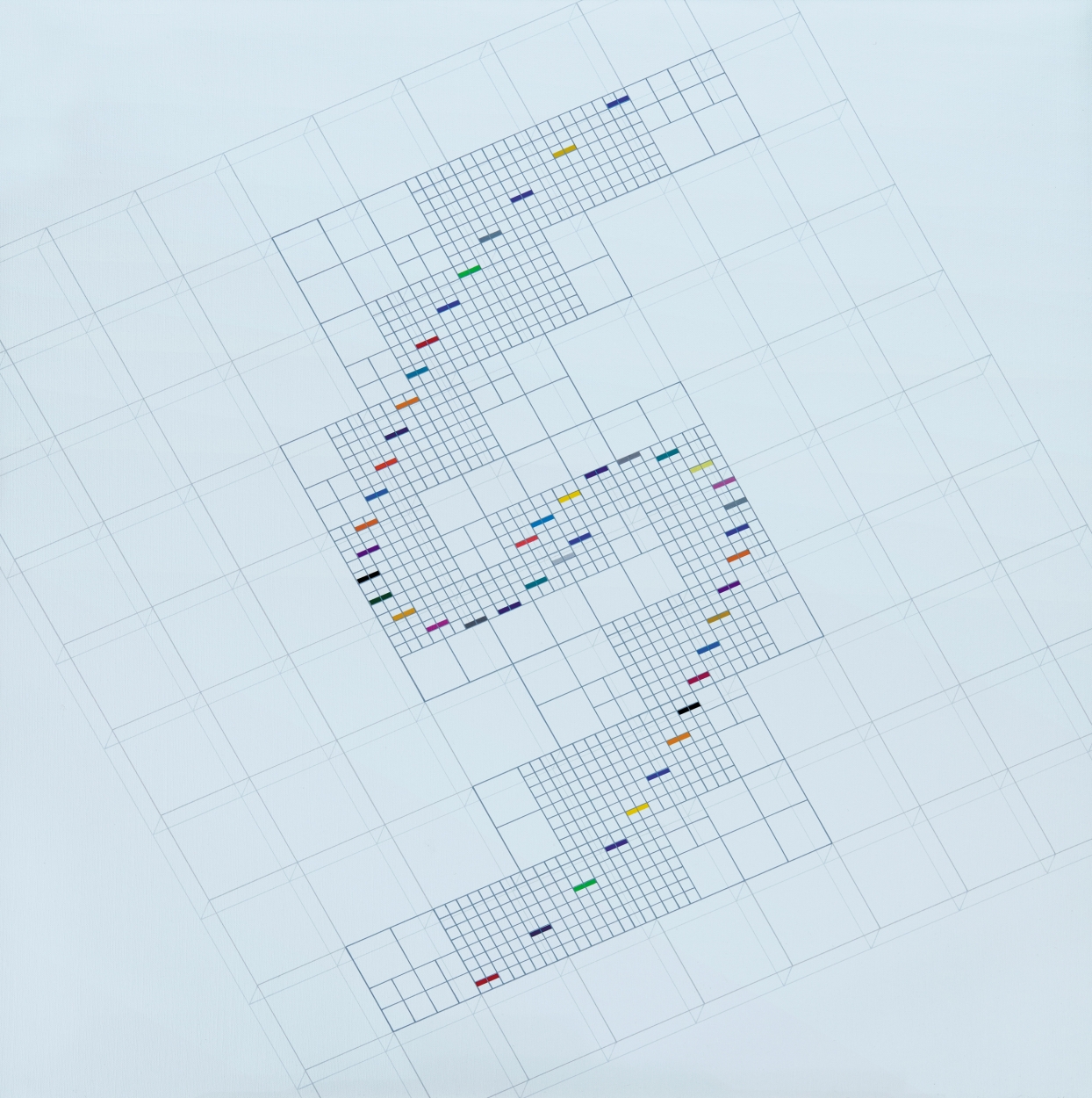  Ottó László: Spiral-by-squares, 2021