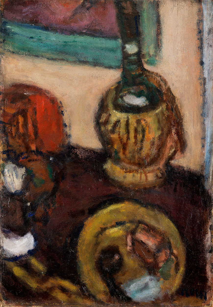 Czóbel Béla (1883-1976) Still-life with Glass