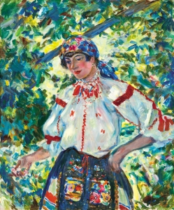 Csók István (1865-1961) - Ilka a lugasban