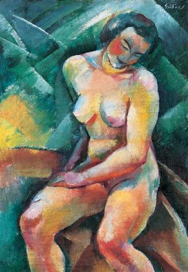 Gábor Jenő (1893-1968) Female nude