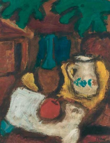 Czimra Gyula (1901-1966) Still life with jug