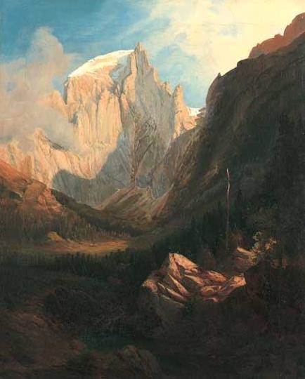 Telepy Károly (1828-1906) Havas hegycsúcsok