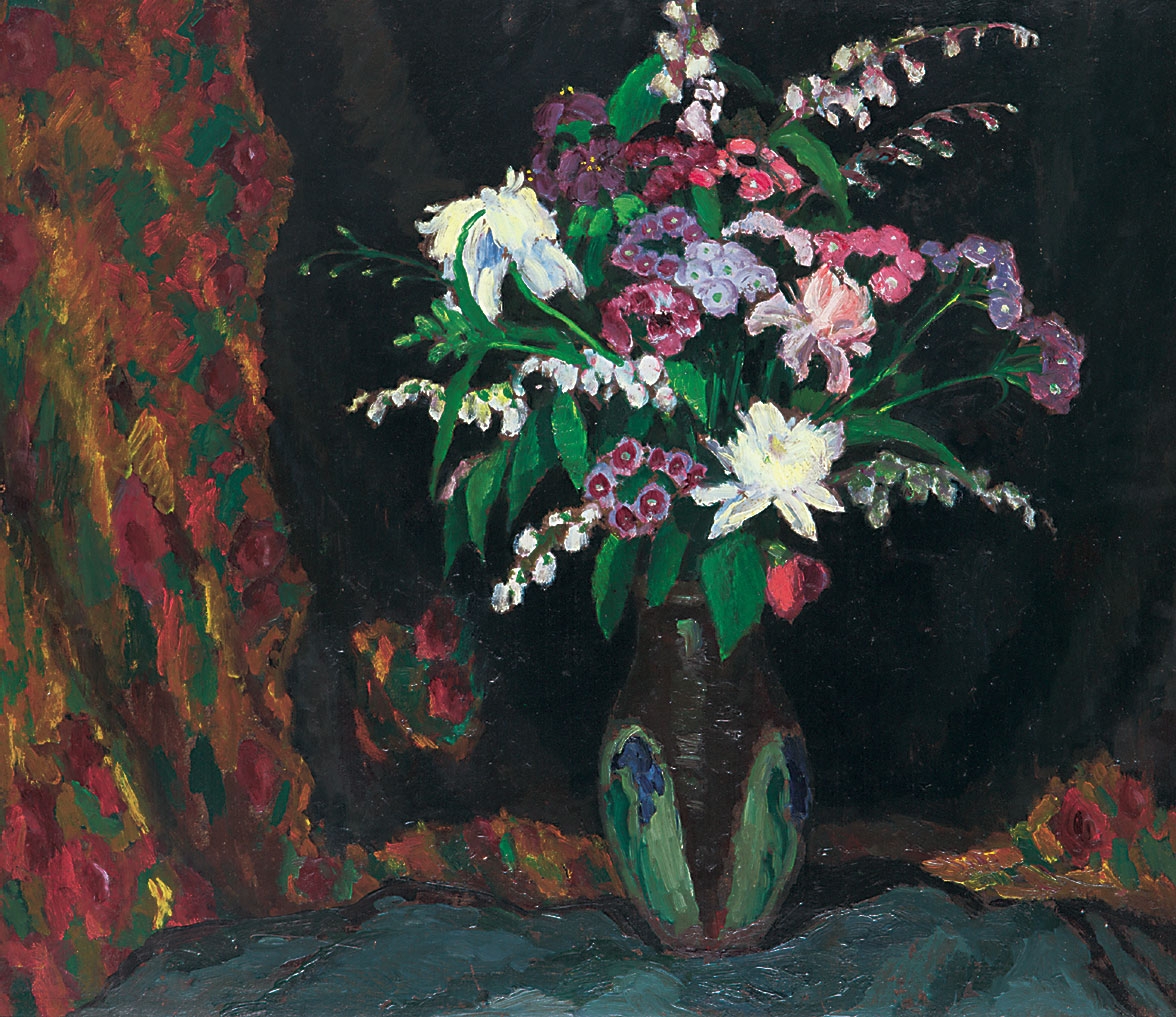 Balla Béla (1882-1965) Flower Still-life, 1926