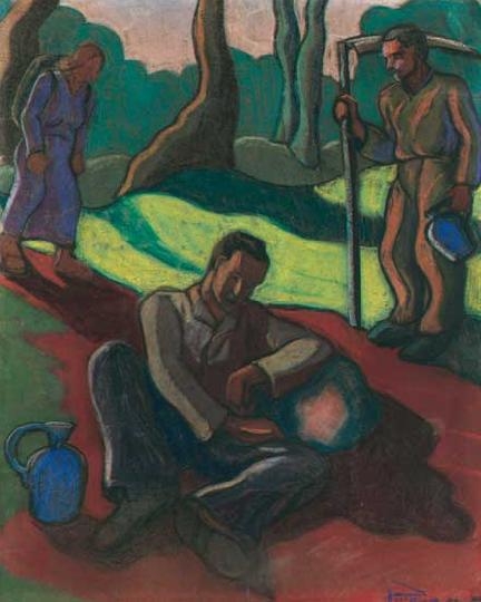 Pittner Olivér (1911-1971) Resting, 1935