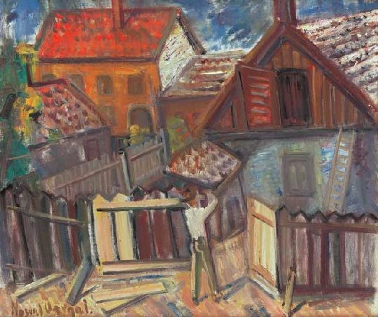Ilosvai Varga István (1895-1978) Szentendre scene