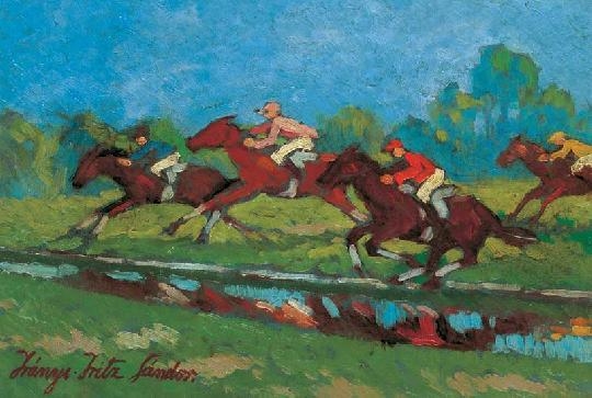 Irányi Iritz Sándor (1890-1975) Horse-race