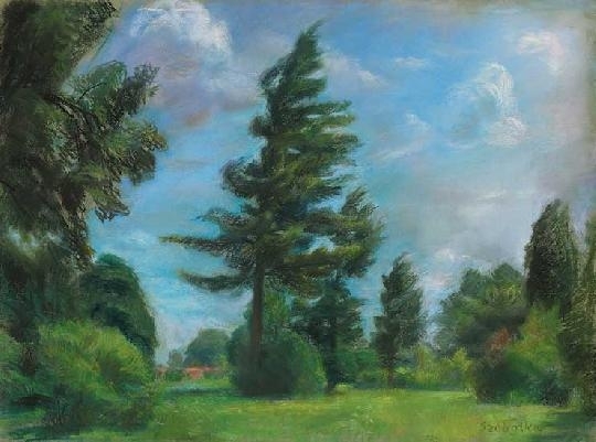 Szobotka Imre (1890-1961) Zsennye landscape