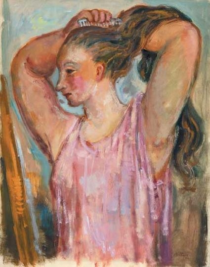 Bortnyik Sándor (1893-1976) Brushing her hair, 1942