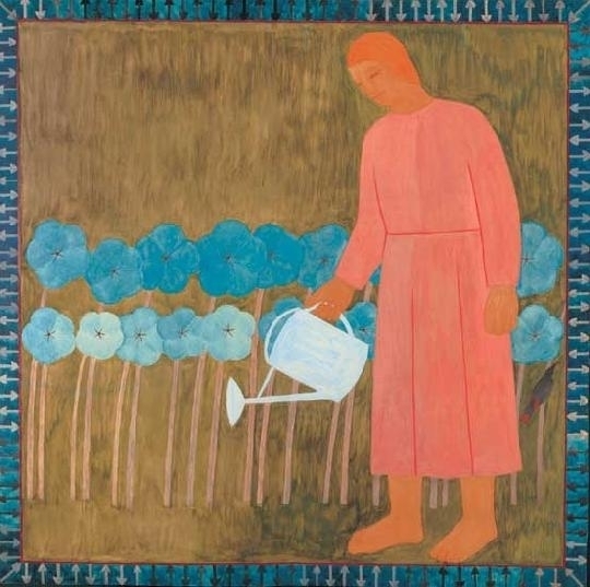 Ferenczy Noémi (1890-1957) Woman watering plants, 1934