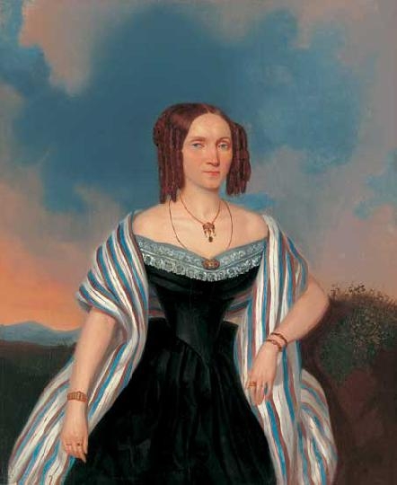 Steinacker Károly (1800-1873) Portrait of a lady
