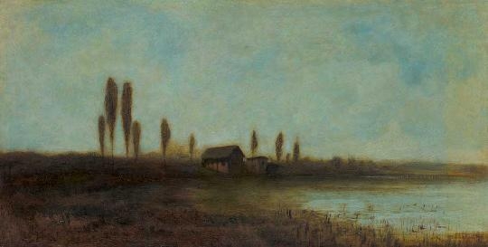 Mészöly Géza (1844-1887) On the lake-shore