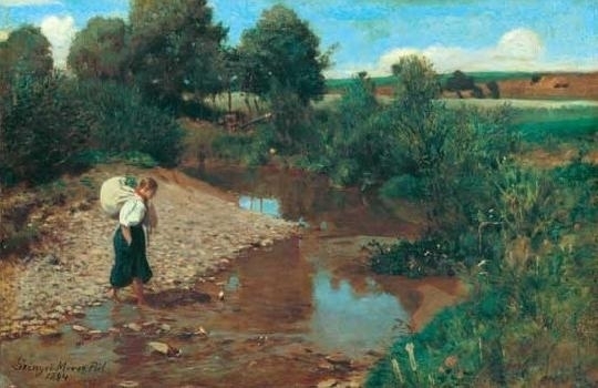 Szinyei Merse Pál (1845-1920) Stream, 1883/94