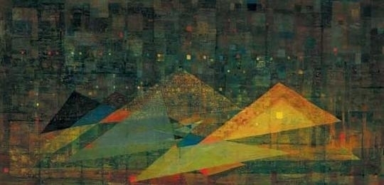 Gyarmathy Tihamér (1915-2005) Flying shapes, 1956