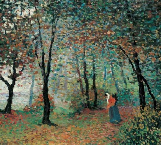 Balla Béla (1882-1965) Autumn forest
