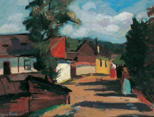 Ferenczy Valér (1885-1954) On the sunny street