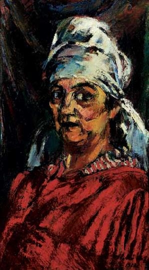 Holló László (1887-1976) My wife (Anna Hrabéczy), 1922