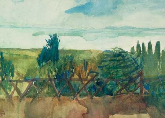 Bernáth Aurél (1895-1982) Kisörs landscape