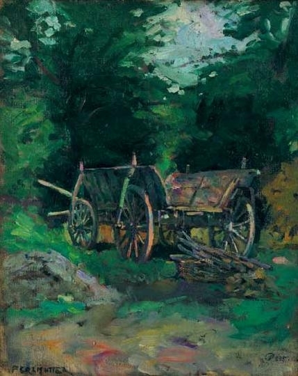 Perlmutter Izsák (1866-1932) Cart, 1895