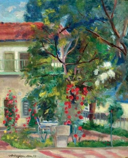 Vörös Géza (1897-1957) Garden, 1957