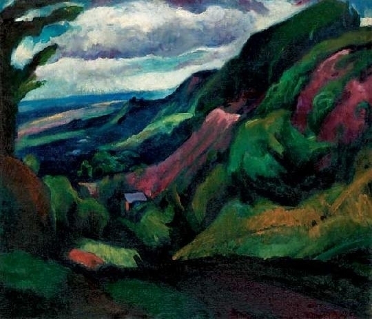Ziffer Sándor (1880-1962) In the valley of the Morgó, 1926