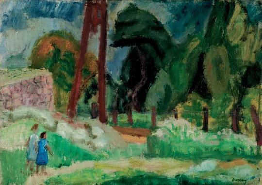 Berény Róbert (1887-1953) Forest scene