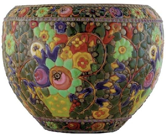 Zsolnay Flower pot, Zsolnay, around 1908
