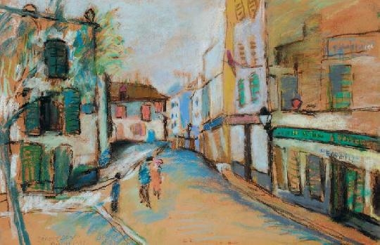 Diener Dénes Rudolf (1889-1956) Párizsi utcán, 1931