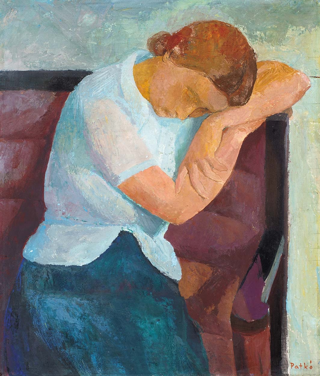 Patkó Károly (1895-1941) Resting, 1938