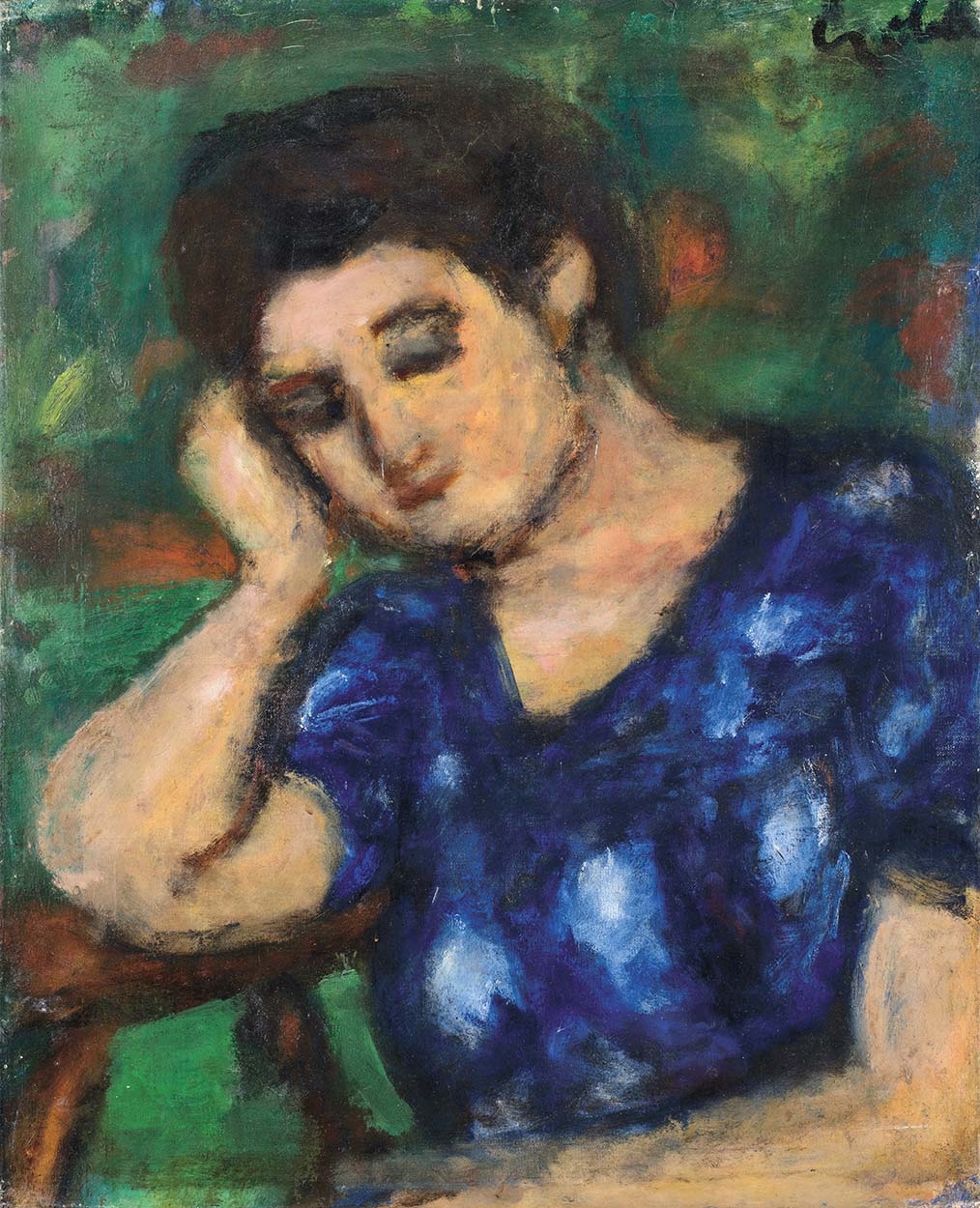 Czóbel Béla (1883-1976) Női portré