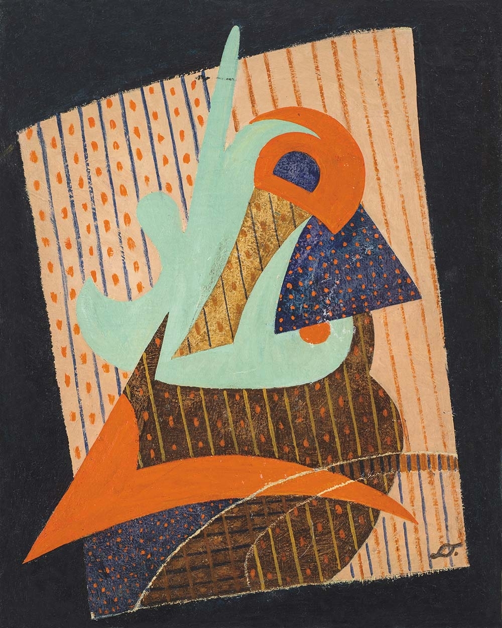 Tihanyi Lajos (1885-1938) Abstract painting,  c. 1933