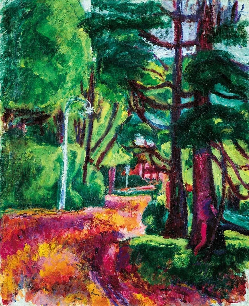Czóbel Béla (1883-1976) Park (Montmorency), 1910