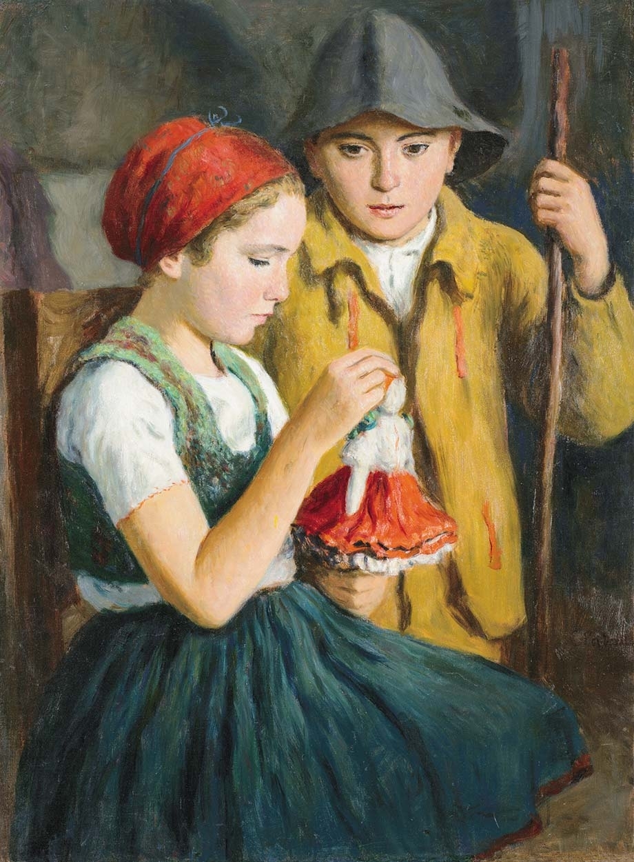 Glatz Oszkár (1872-1958) Gyerekek