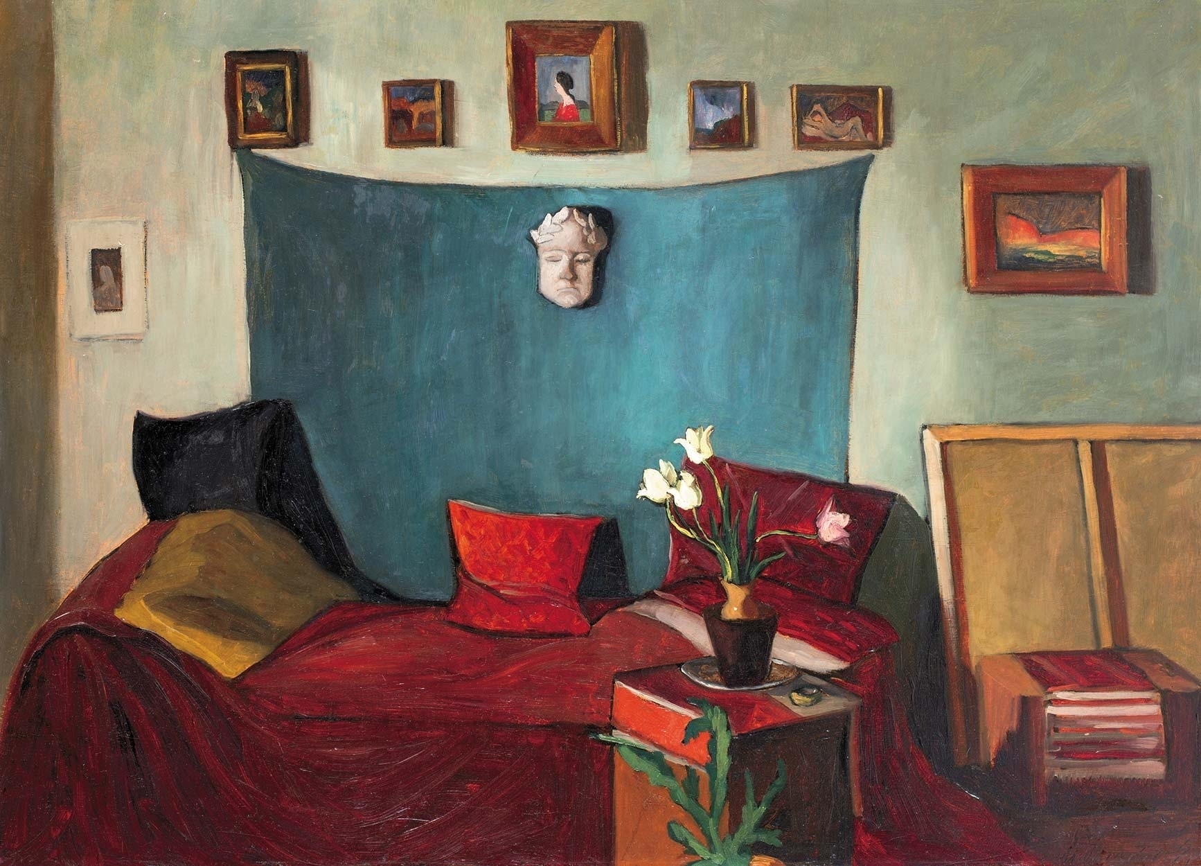 Dömötör Gizella 1894-1984 Interior, c. 1920